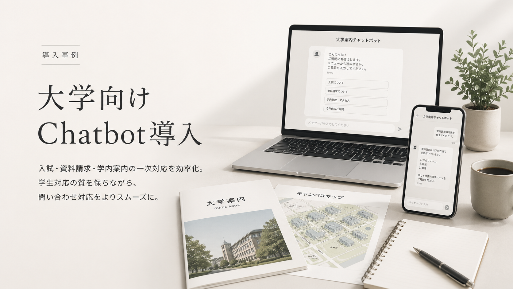 大学向けChatbot導入